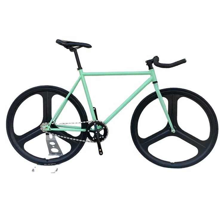В наличии Односкоростной велосипед Fixie Hi-Ten стальной черный 700c фиксированный велосипед/гоночный на дорожном велосипеде для