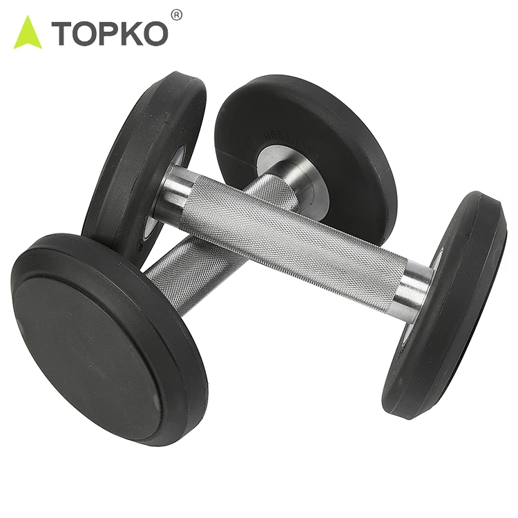 Набор гантелей TOPKO из резины ПУ ТПУ с круглой головкой
