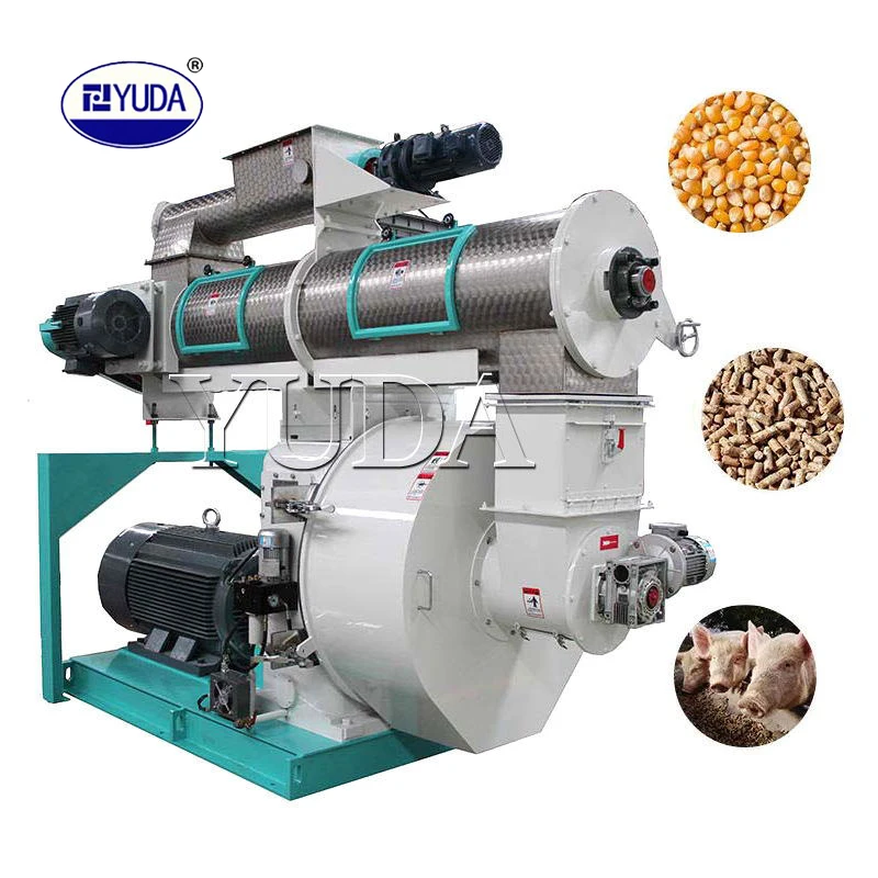 China Factory 15-25ton/h Sheep Cow Feed Granulating Machine Hay Grass Feed Pellet Mill Machine