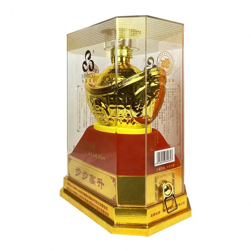 Single Glass Bottle Chinese Liquor  Rice Wine