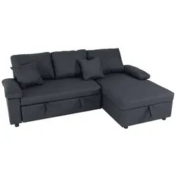 L shape sofa cum bed linen fabric sofa set furniture modern wholesale sofa bed cheap