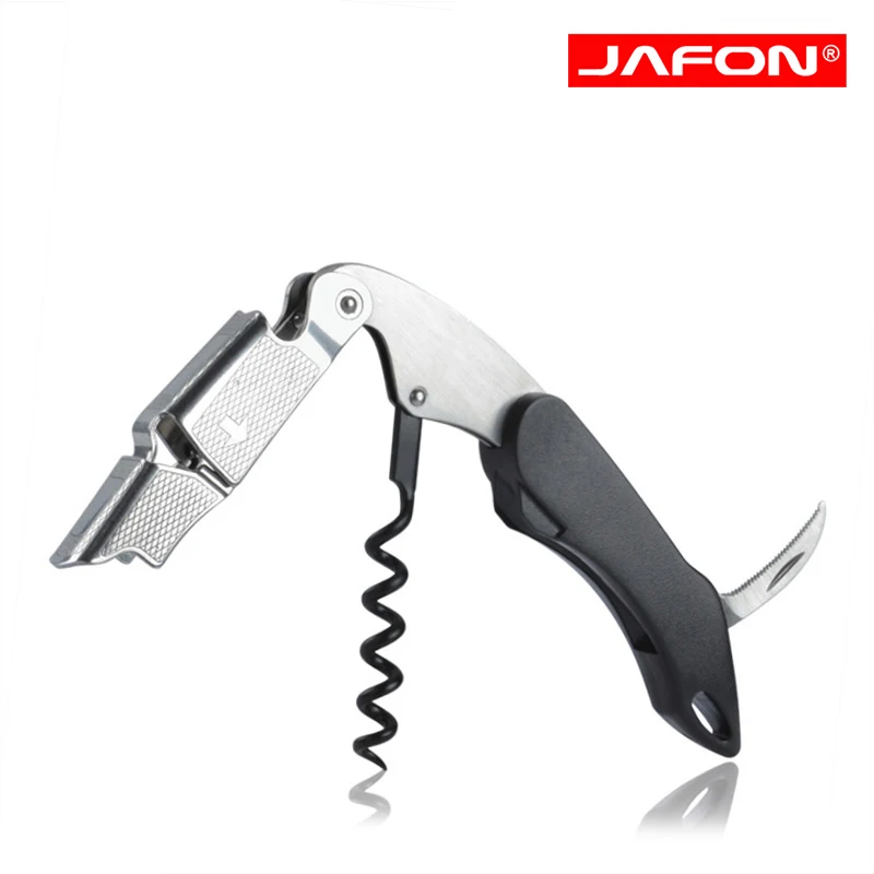 Wine Opener Custom Logo for Bar Kitchen Accessories Set Stainless Steel Wine Corkscrew