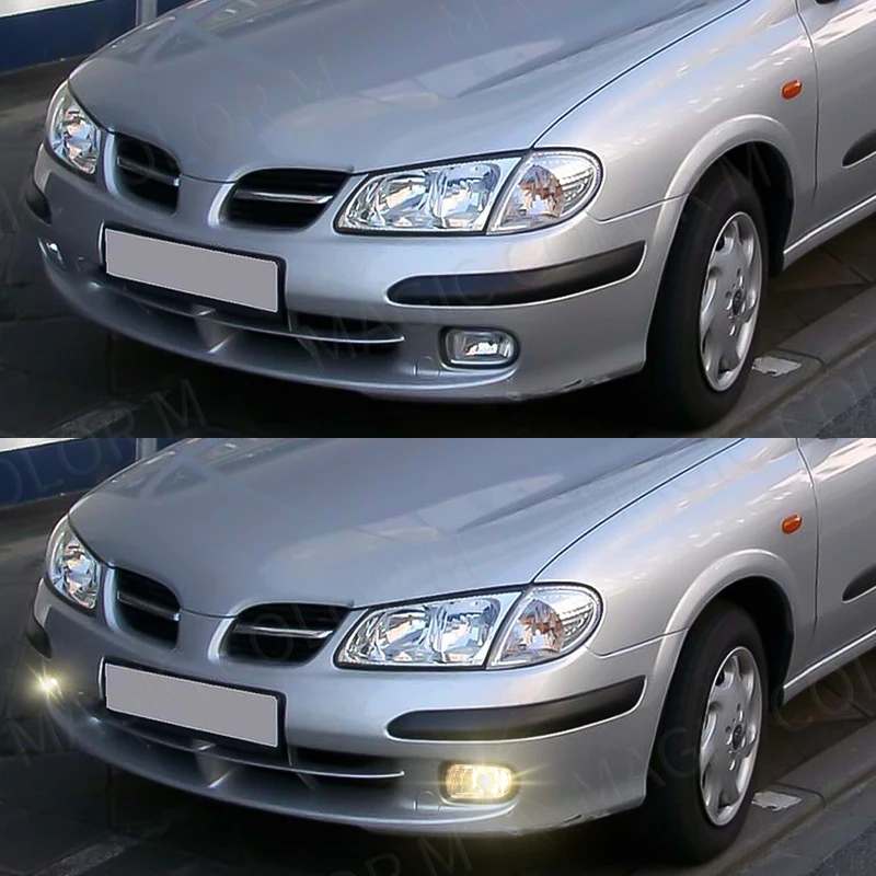 NEW Fog Lamp For Nissan Sentra Sunny N16 2000 2001 2002 2003 Daytime Running Light DRL Car Front Bumper Halogen Headlight 12V