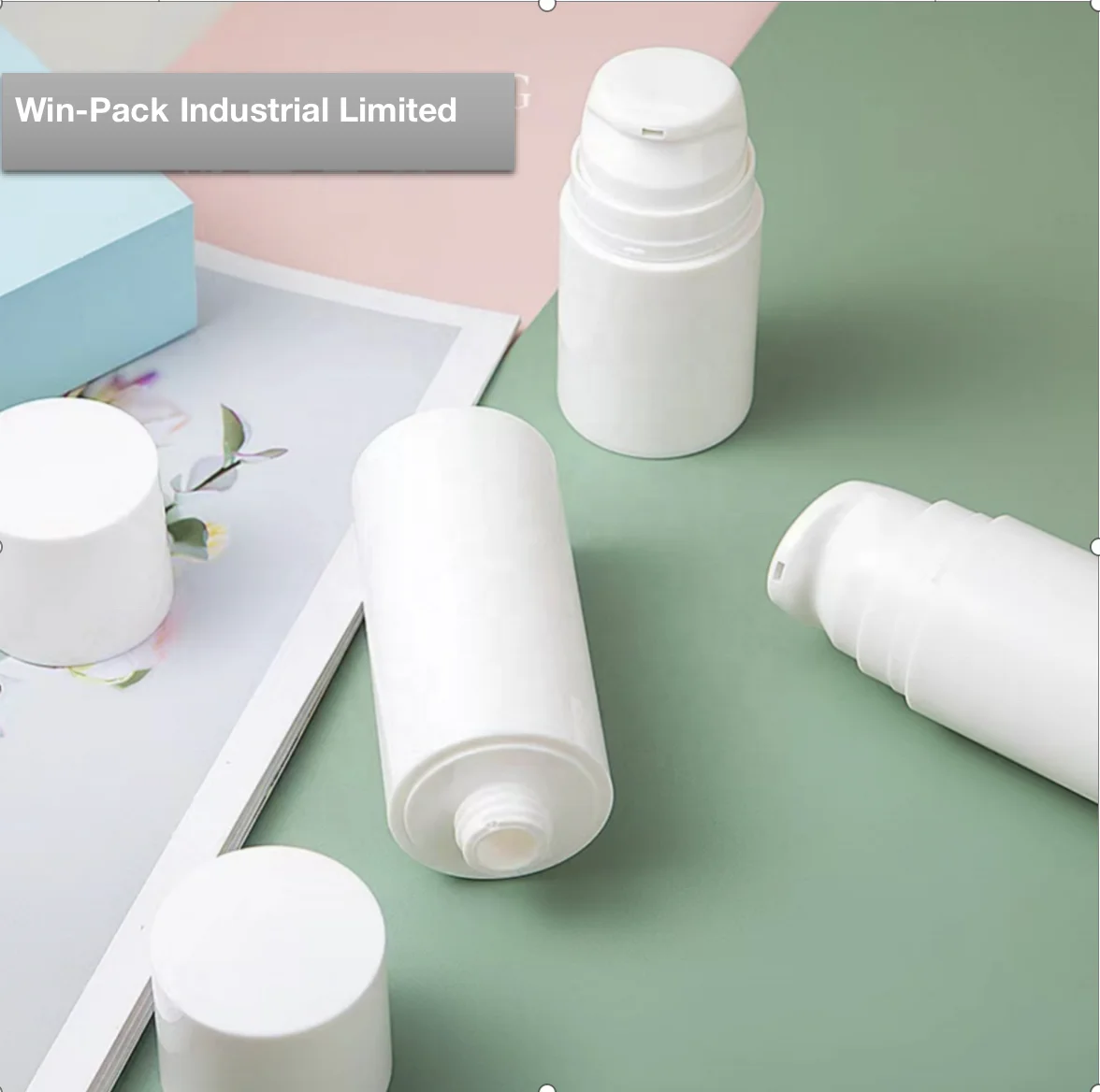 Best selling 50ml 100ml 150ml airless pump bottle recycled screw pp airless pump bottle wholesale