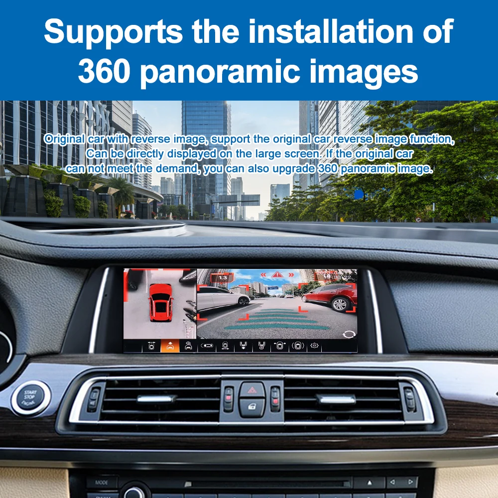 10.25' Wireless Carplay Android 13 Touch Screen For BMW NBT E84   F01 F02 F07 F10 F12 F20 F22 F25 F26 F30 F45 F52