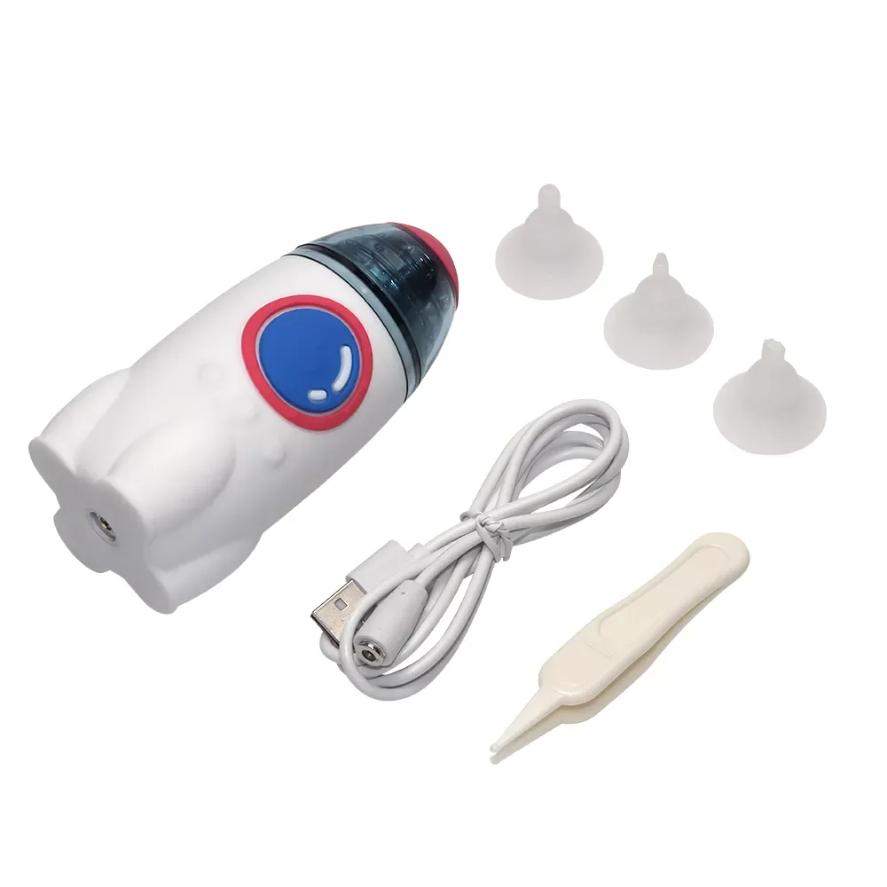 Baby Safety Products Portable Manual Nose Cleaner Silicone Vacuum Nasal Aspirator Mucus Suction Aspirator for Baby
