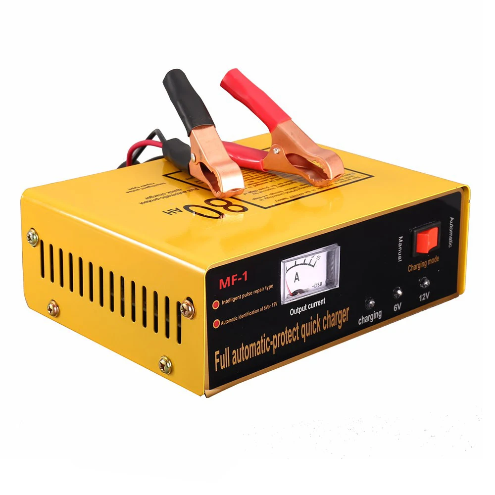 
Monfara Wholesale 12Volt Car Battery Charger Portable Automotive Battery Charger OEM Smart Pulse Repair Trickle Battery Charger 