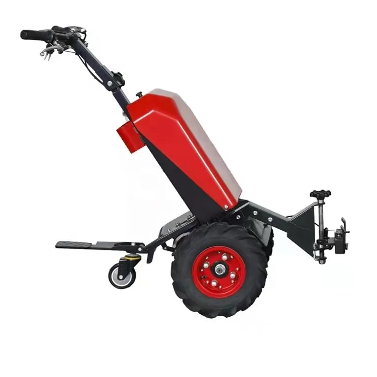 micro electric tow tractor electromotion wheels barrow electric cart mini 350W pull tractor tow tractor for airport baggage trai