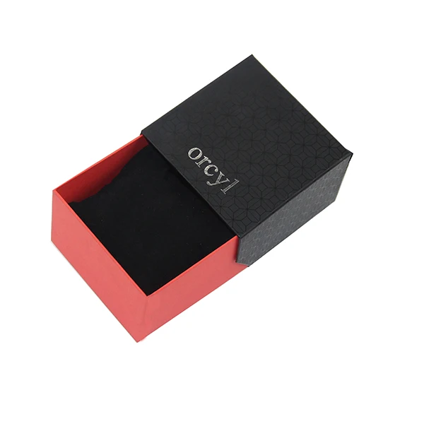 High Quality Custom Printed Cardboard Packaging Box for Fashion Accessories,Drawer-type Gift Box with Sponge Protective Pad