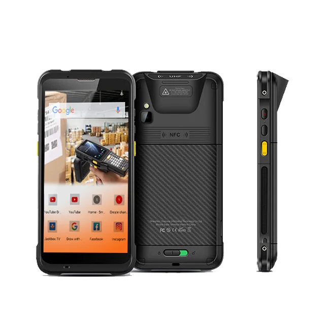 Ip67 Rugged PDA Octacore Laser 1d 2d Android 11 Handheld Barcode Scanner Rf  Code Barre Meilleur Industrial Smartphone Pda