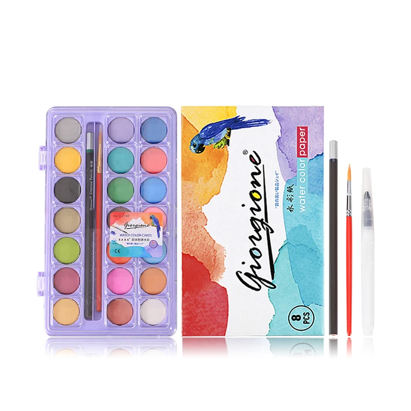 Giorgione 17/25/32/38 Set Watercolor Paint Artist Professional Solid Water Color Painting Art set