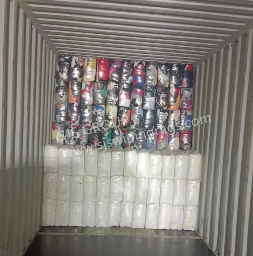 5kg 10Kg 20kg 25kg Premium 100% Recycled White T-Shirt Cloth Rags 5 lb Eco-Friendly Rags 25lb Painters