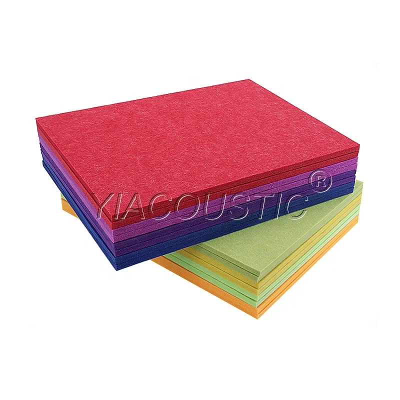 Factory Outlet PET Deco Absorb Sound Polyester Fiber Sound-absorbing Board Acoustic Panel Silencer
