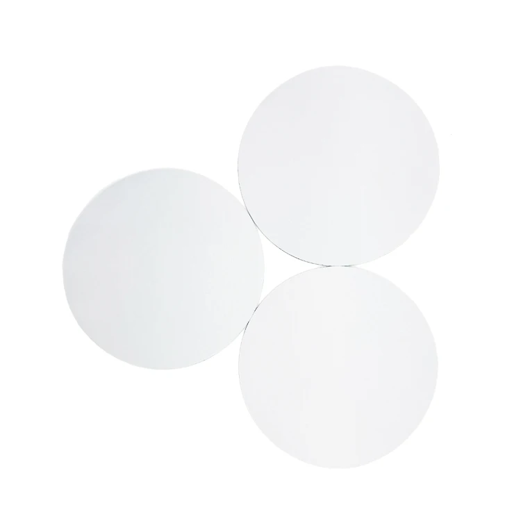 RTS Blank White Round Rubber Mouse Pad For Sublimation