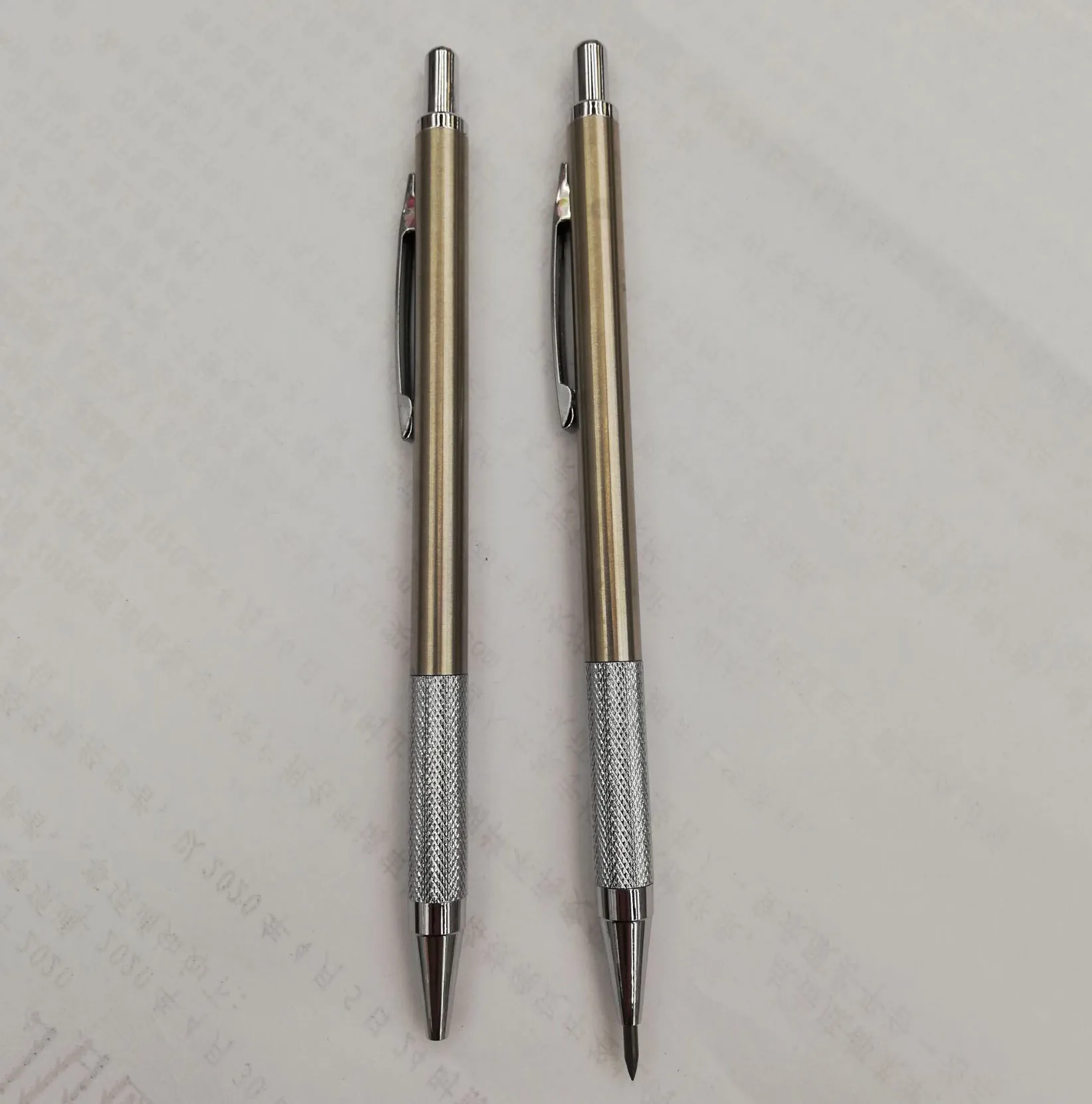 2.0 mm Stainless Steel Metal Sharpener Automatic Mechanical Drafting Pencil Holder for Drawing Carpenter Crafting Art Sketching