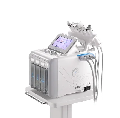 beauty trends 6 in 1 deep clear hydradermabrasion aqua facial vacuum blackhead oxygen jet peeling hydro salon equipment