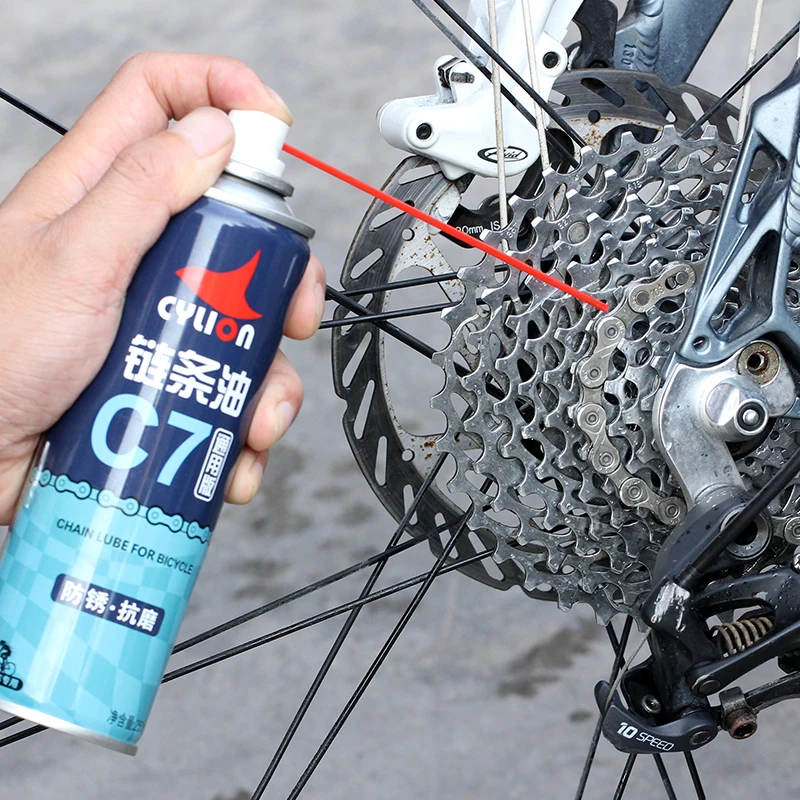 cylion C7 lubricating oil for bicycle chain rust protection permanent lubrication