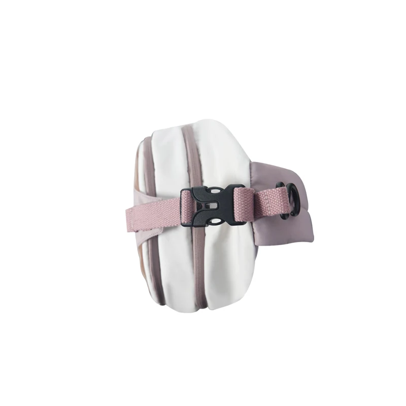 Tri-color crossbody fashion nylon bag for lady