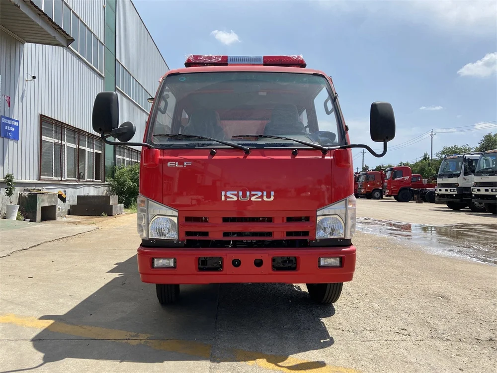 Factory Supply ISUZU Double Cabin 3 Cbm Water Tank Fire Trucks
