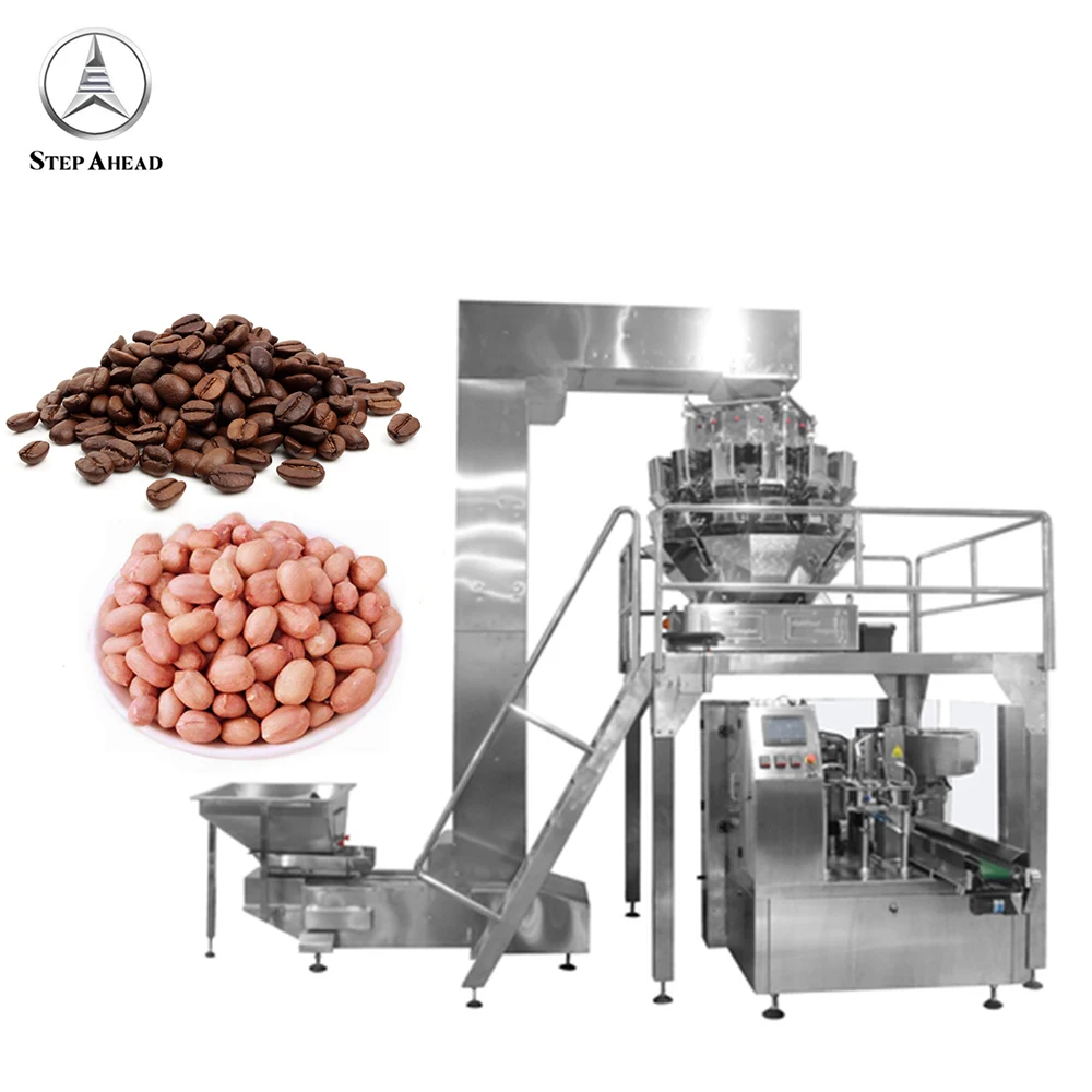 Tea Bag Package Coffee Spices Powder Packaging Machines Sachet Water Potato Chips Rice Salt Sugar Chocolate Packing Machine