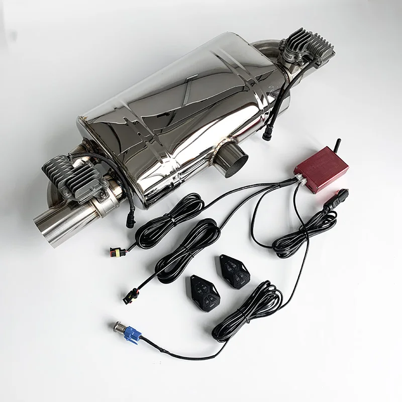 Professional Car Exhaust Muffler Sounds Valve Control By Remote Controller Switch Button  SS 304 Custom Made