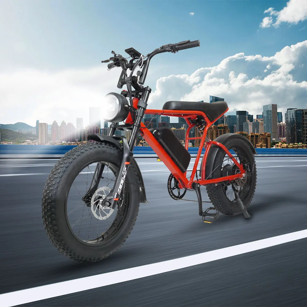 C-STAR OEM/ODM Down Tube Removable Lithium Battery 48V 15Ah Electric Mountain Bike with LCD Display