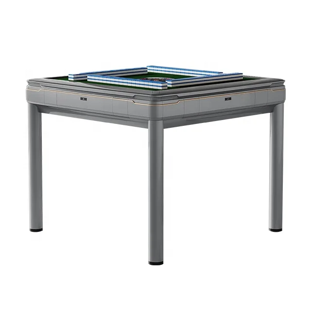 Новая электрическая машина для Маджонга, полностью автоматическая настольная двойная настольная четырехъяпная катушка, складная домашняя машина для Маджонга