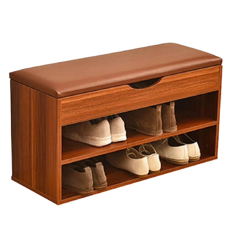 Modern Wooden Shoe Cabinet Furniture Design Shoes Organizer Rack