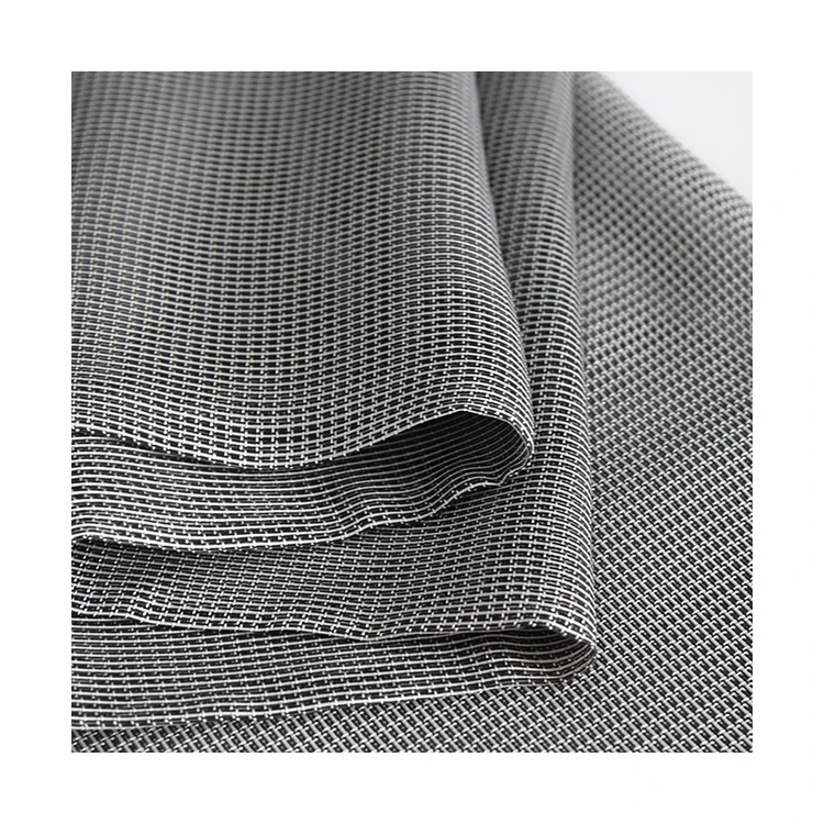 Home Textile Breathable Big Holes Air Permeability FR Mesh Net  sheer curtain fabric