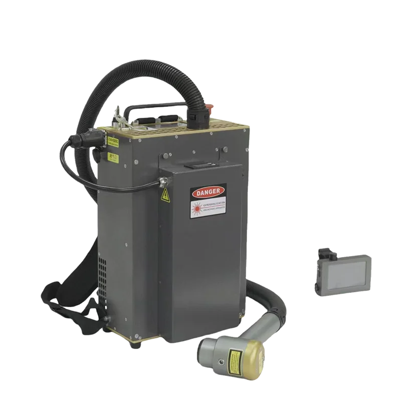 Direct Sales Backpack Laser Cleaning Machine for Metal Wood Stainless Laser Source