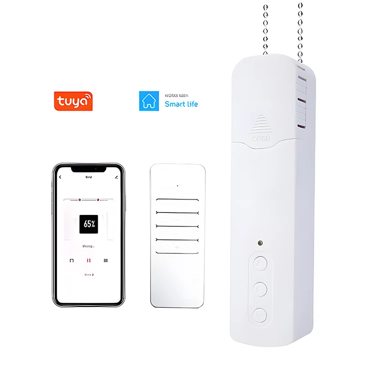 Practical Hot Sale Smart Blinds Motorized Battery Tuya App Control Chain Blind Motor for Home