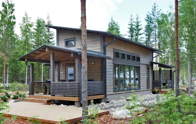 2022NEW high quality Timber Frame Treehouse Prefab Portable Housing Wooden Cabin Garden House