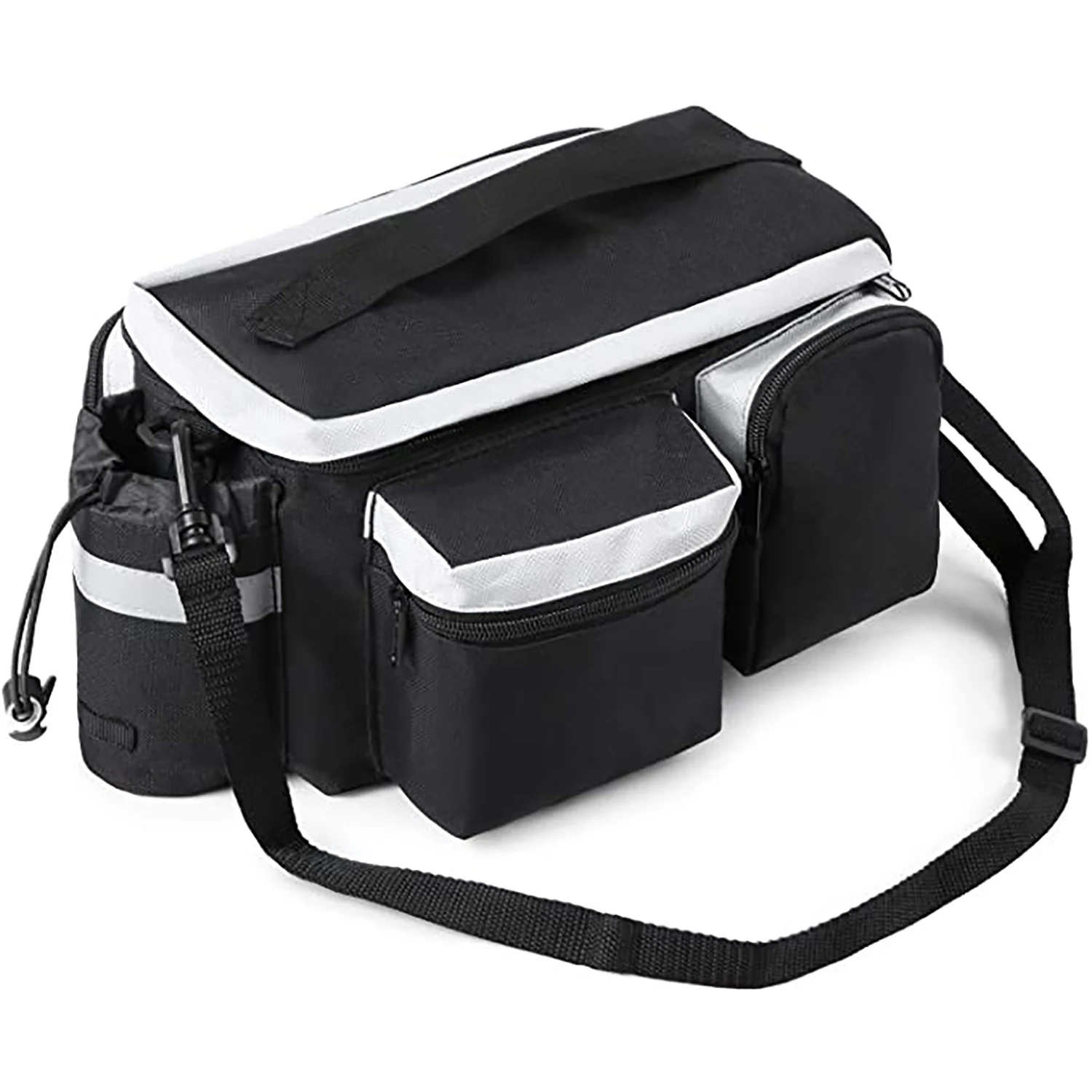 Bicycle Rear Seat Bag Multifunctional Cycling Bike Rear Rack Trunk Pannier Luggage Carrier Bag Handbag Shoulder Bag (1600073098256)