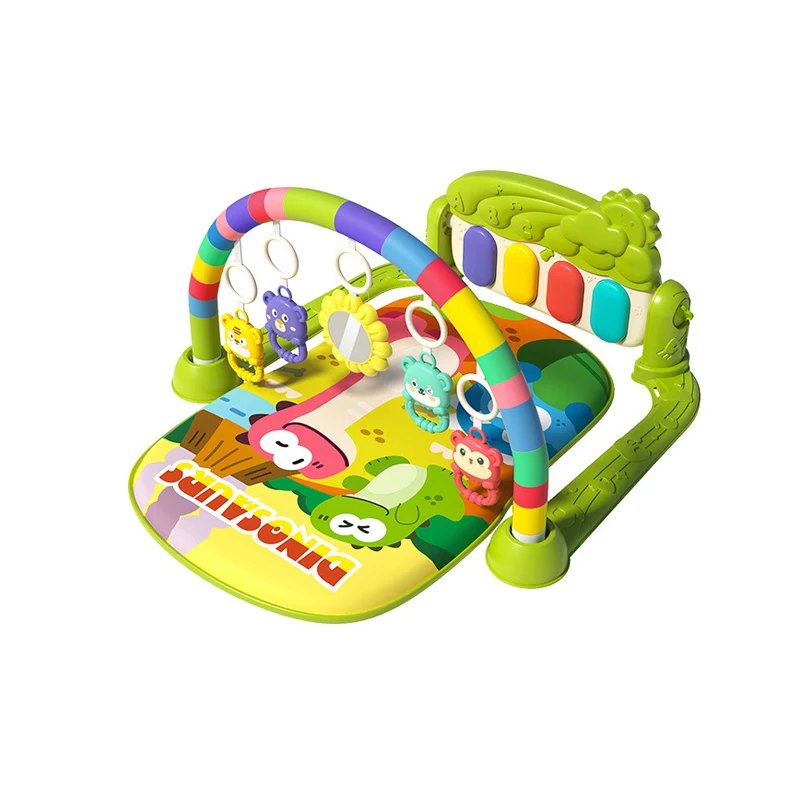 Wholesale Newborn Infant Sleep Toys Foldable Soft Kid Floor Activity Gym Musical Piano Keyboard Baby Crawl Play Mat