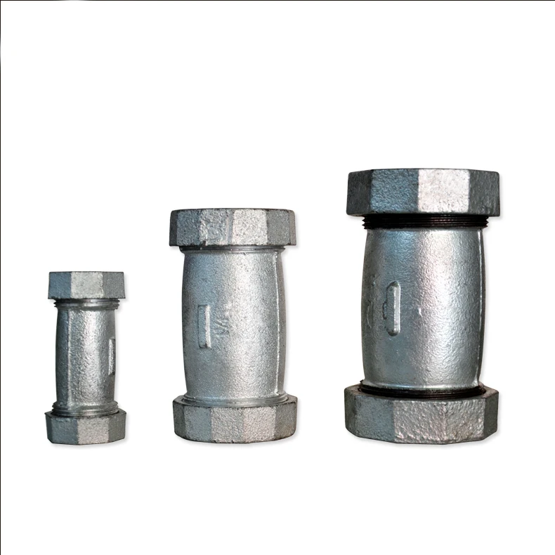High Quality GI pipe fittings Banded Malleable Iron Pipe Fittings compression coupling union dresser for Plumbing