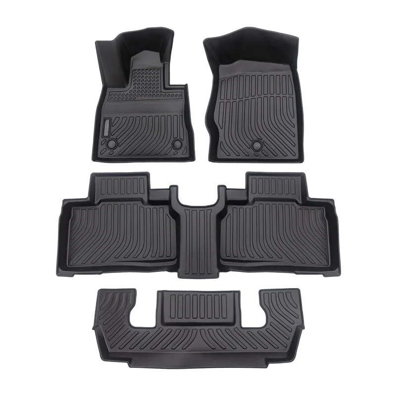 New arrival Wholesale Price Custom Waterproof All Weather Car Mats Trunk Liners for Ford Fusion Explorer 6Seat Car Mats