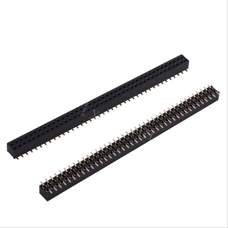 Manufacturer pin header 2.54mm single row female header  2pin 3pin 4pin 40pin 50pin male board to board connector molex