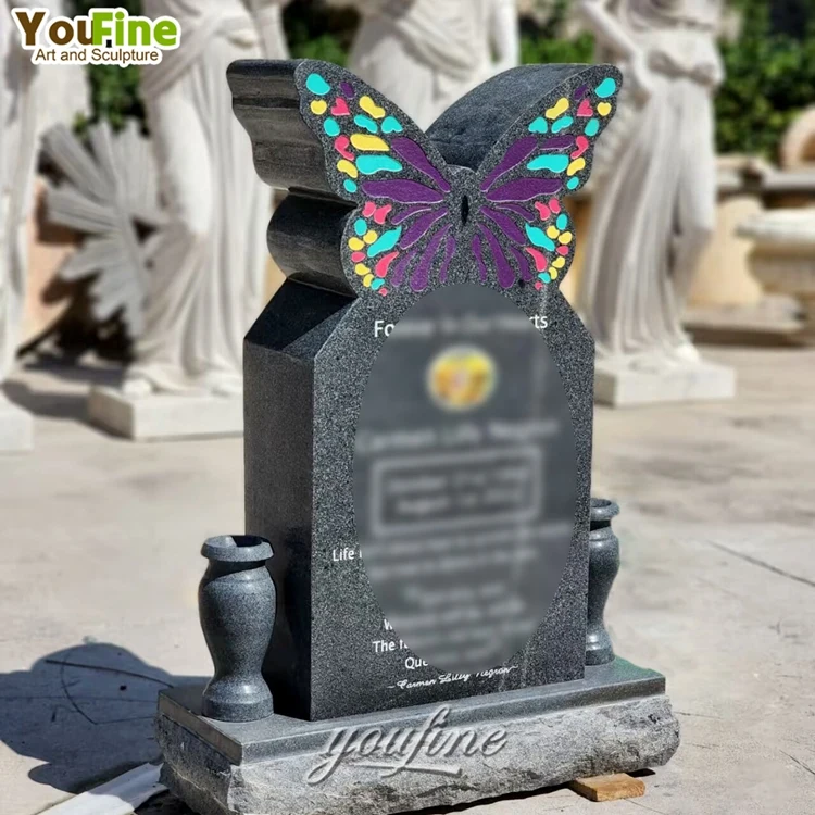 Hand Carved White Marble Heart Tombstone Angels Monuments Headstones