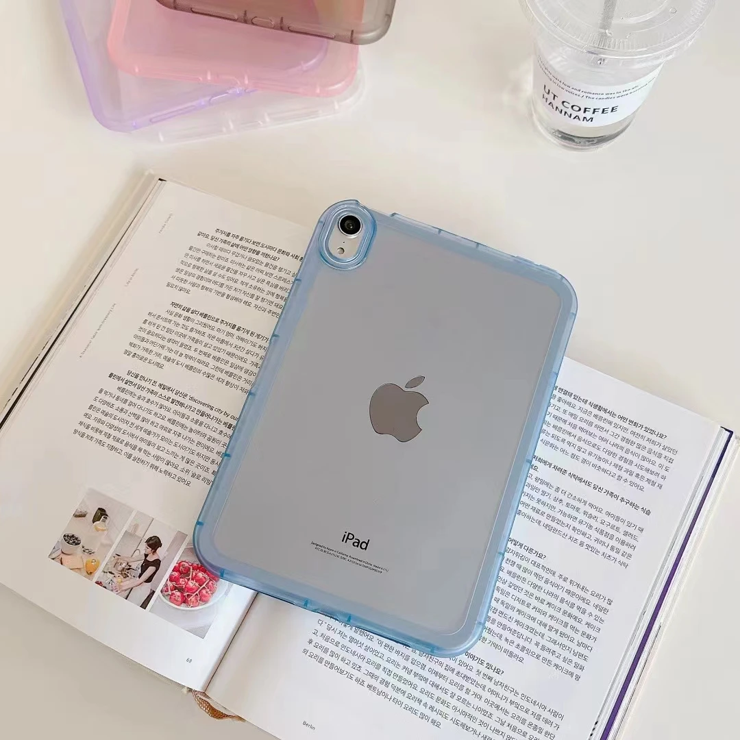 Clear Color TPU Silicone Soft Back Gel Case for iPad Xiaomi Samsung Tab Redmi