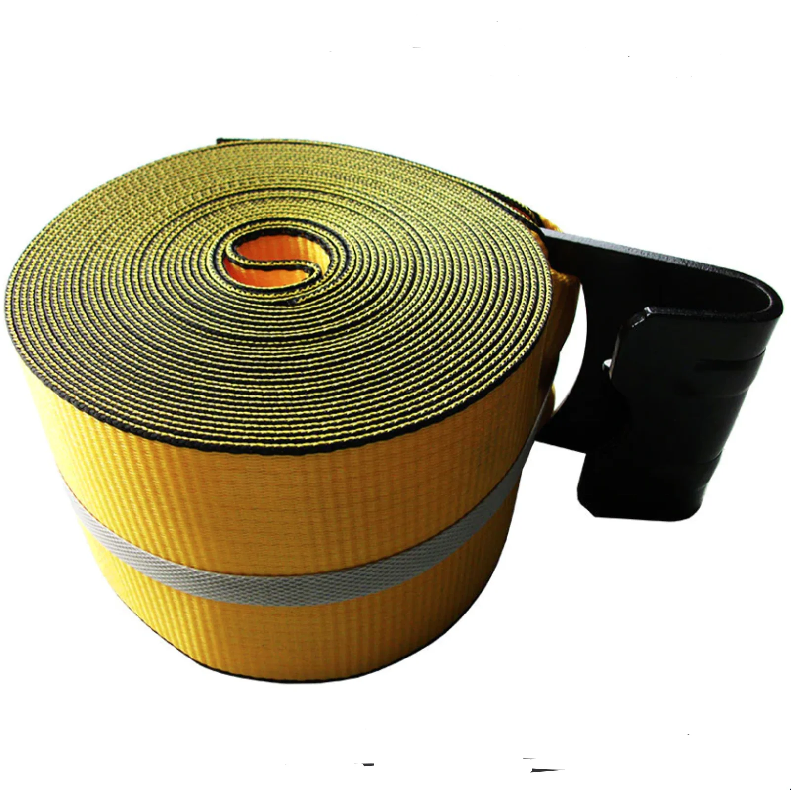 Ningbo direct manufacturer producing polyester ratchet tie down straps 4 inch 30ft 40ft winch straps with flat hook
