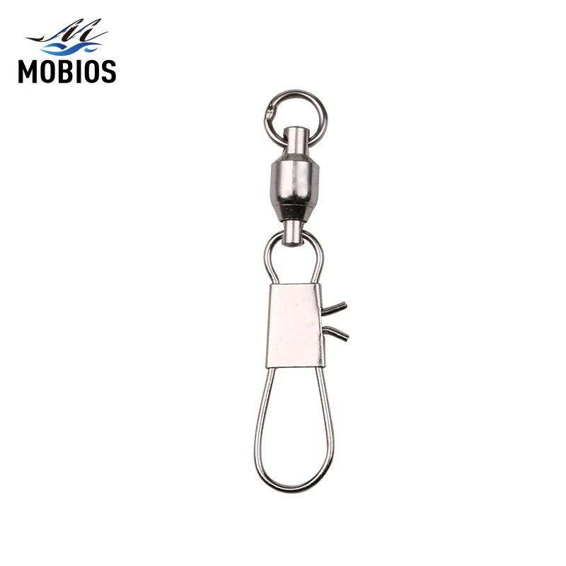 Шариковый подшипник MOBIOS 0 # - 8 шарнирный поворотный Рыболовный вертлюг с блокировкой delque рыболовные снасти аксессуары из нержавеющей стали
