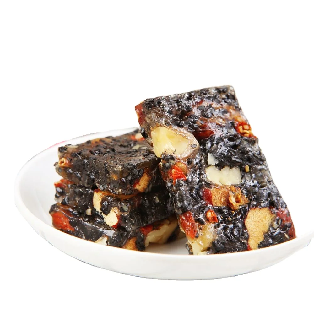 Здоровые закуски, органические китайские закуски, орех, черный кунжут, мягкая упаковка, смешанные орехи, еда
