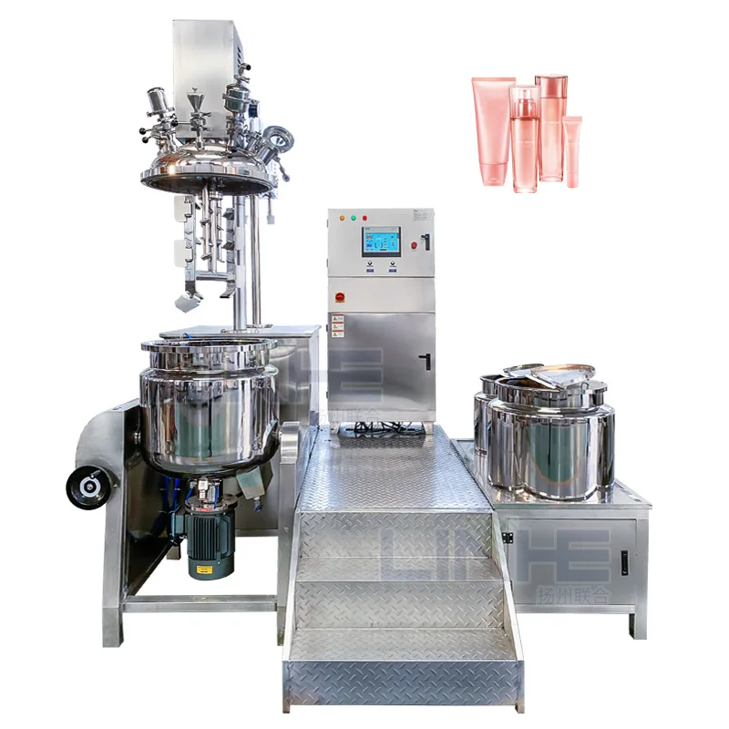 CE certification vacuum emulsifying mixing machine high viscosity menthocamphorate cooling ointment homgenizer mixer
