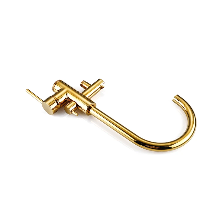 YUNDOOM New Arrivals Stainless Steel Bathroom Shower Freestanding Bathtub Faucet Telephone Shower