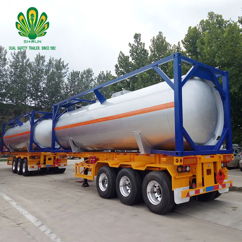 Flexible and convenient ASME T50 T75 iso tank container can be used to transport a variety of media