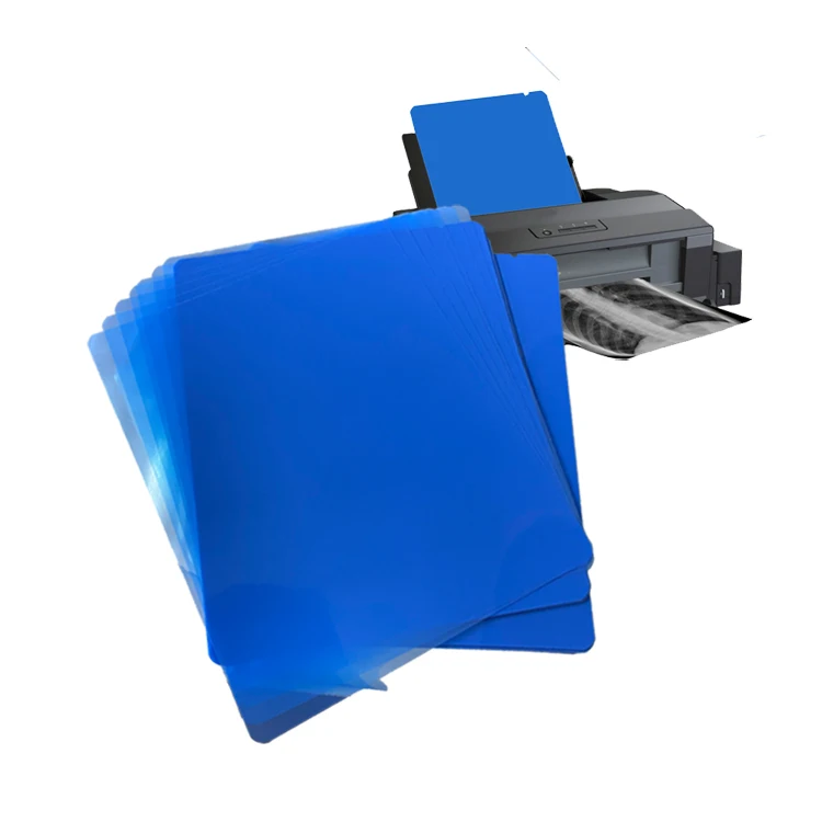 Waterproof PET base medical radiology x ray blue film inkjet printing for epson canon