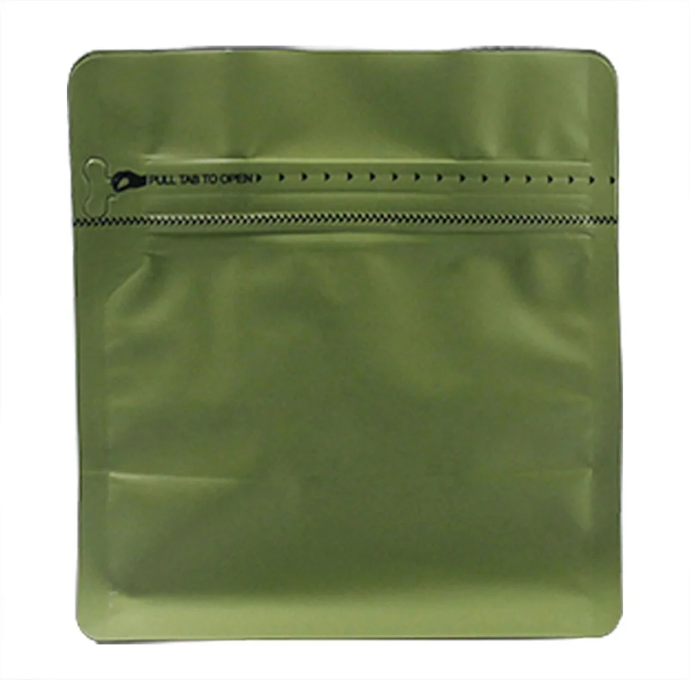 Custom Biodegradable Kraft Aluminum Foil Glossy Eight Side Gusset Sealed Tea Packing One Way Valve Coffee Bags