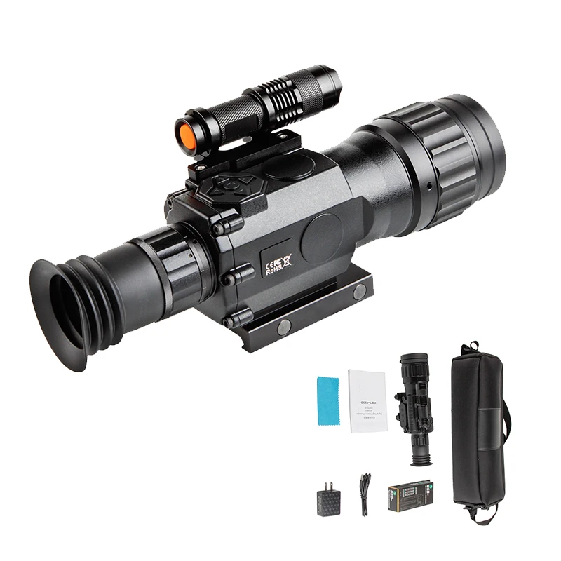 SIVI 2022 New Infrared Digital 4.5X50 Night Vision Monocular Rifle Unfoldable Hunting Night Vision Sight Scope