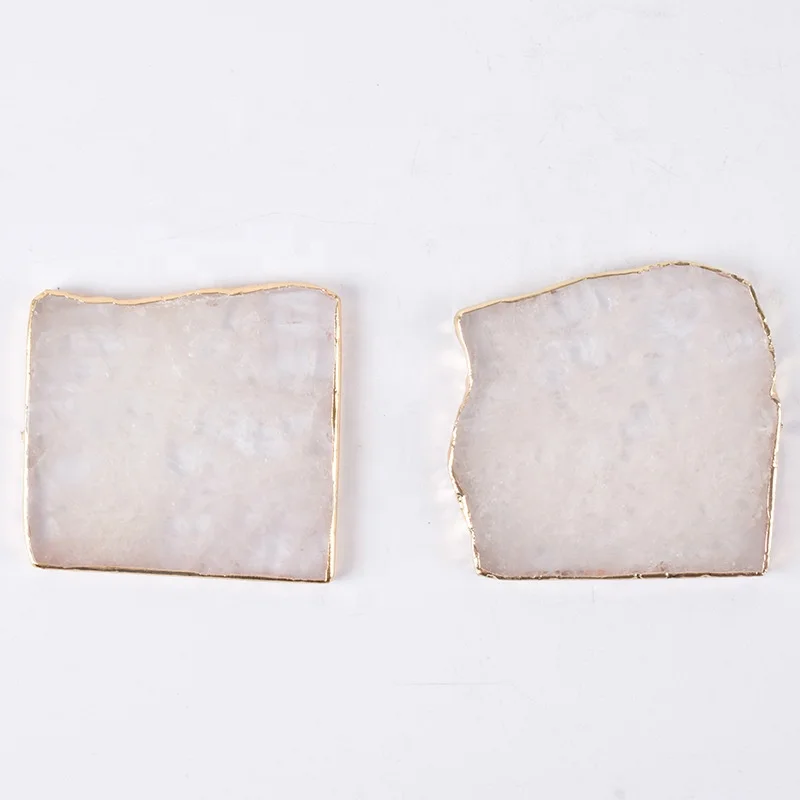 Цвет сланец камень пить подставки чашки коврики розовый сердце форма Coaster