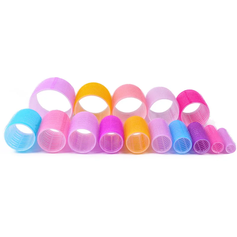 Beauty Nylon Curler 40mm Salon Hair Roller Hair Clip Plastic Rollers Tools Small Medium Large hair Holding Roller Set